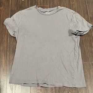 H&M Men's Light Gray Short Sleeve Crew Tee